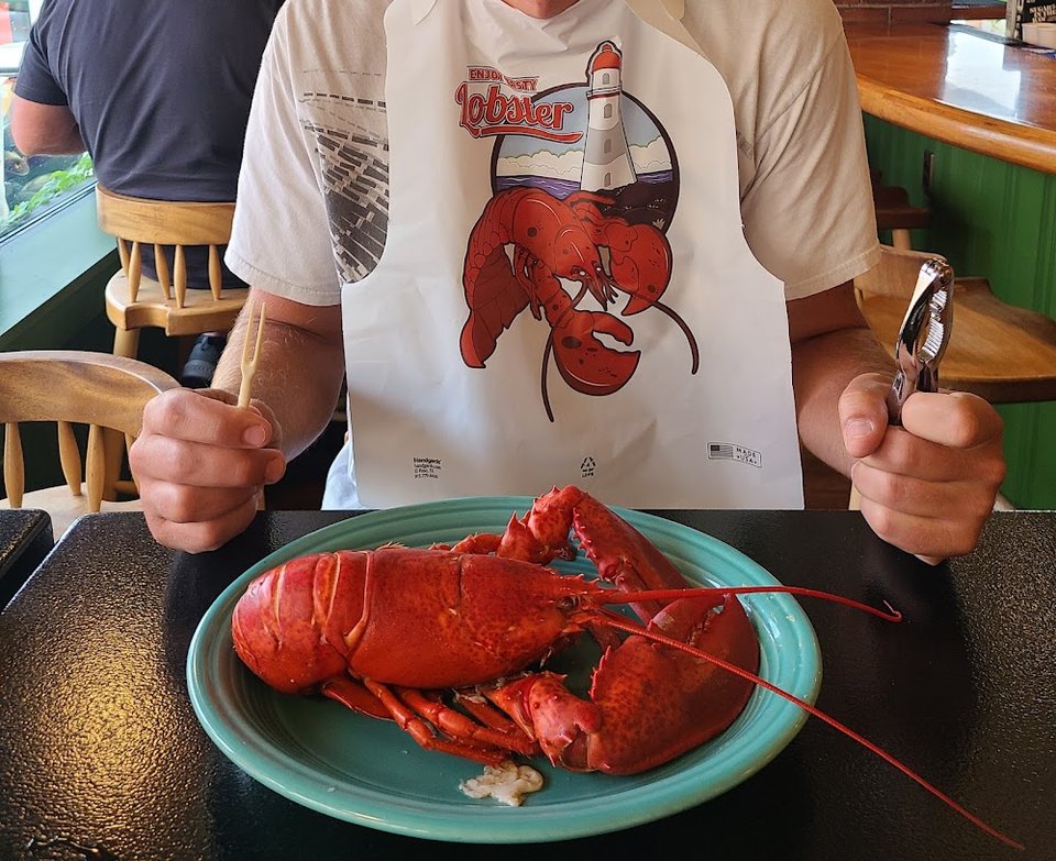 Luscious Whole Red Lobster